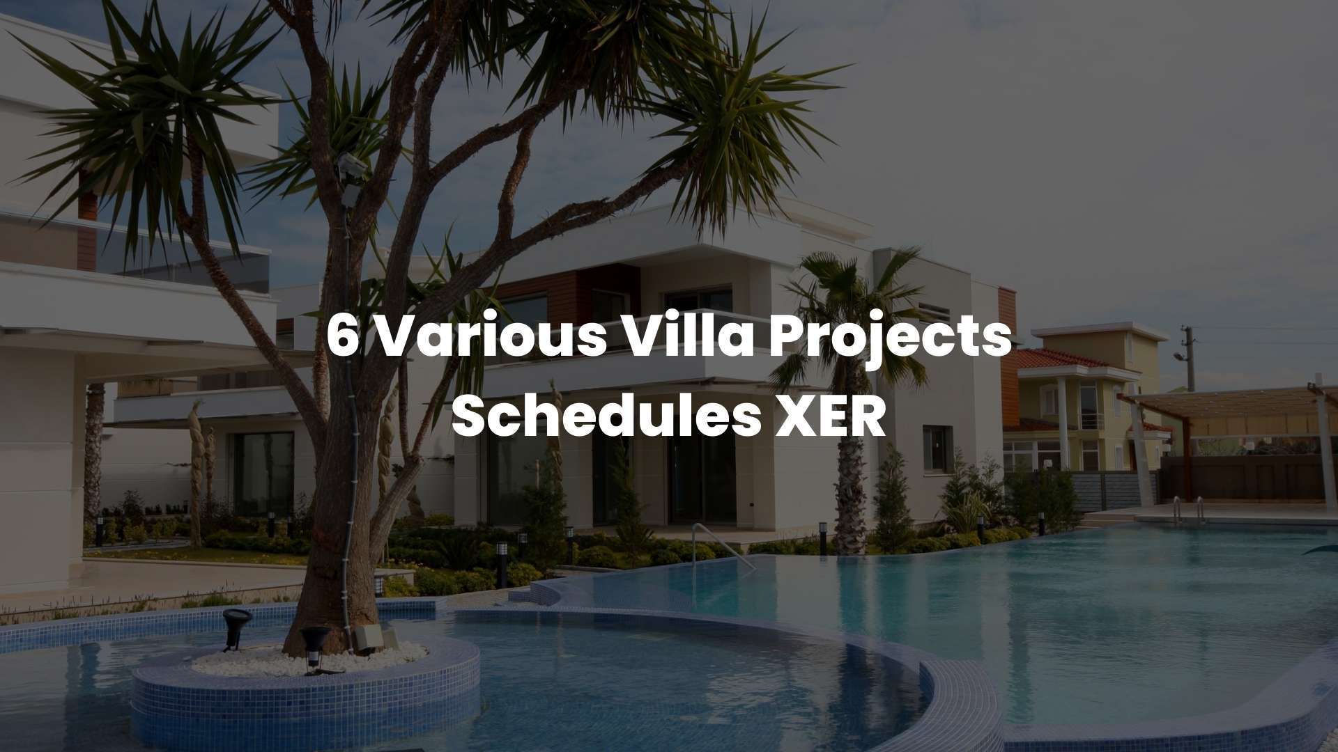 6 Various Villa Projects Schedules XER 2