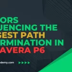 Factors Influencing the Longest Path Determination in Primavera P6