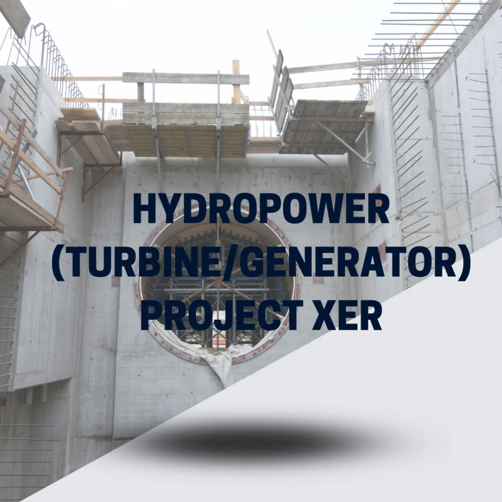 Hydropower (Turbine/Generator) project XER